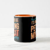 Ik zou liever mijn kat  Mok aaien (Center)