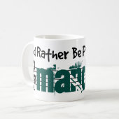 Ik zou liever mijn mandolin spelen koffiemok (Voorkant links)