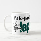 Ik zou liever mijn rioolstaal afspelen koffiemok (Links)