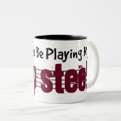 Ik zou liever mijn rioolstaal afspelen tweekleurige koffiemok (Voorkant rechts)