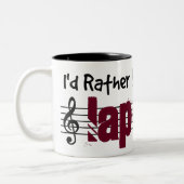 Ik zou liever mijn rioolstaal afspelen tweekleurige koffiemok (Links)