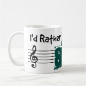Ik zou liever mijn Sitar spelen Koffiemok (Links)