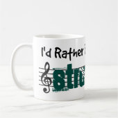Ik zou liever mijn stok spelen koffiemok (Links)