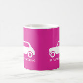 Ik zou liever Mini Car in beweging houden - Helder Koffiemok (Center)