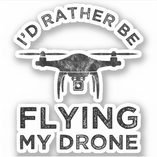 Ik zou liever m'n drankje vegen. sticker (Voorkant)