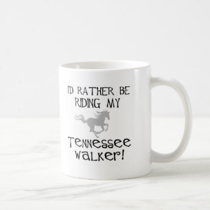 Ik zou liever m'n Tennessee Walker besturen. Koffiemok