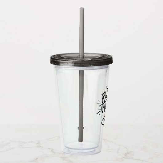 Ik zou liever naar FRIENDS™ kijken Acryl Drinkbeker (Rechts)