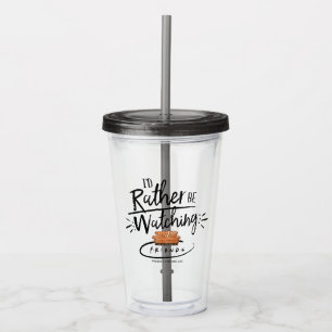 Ik zou liever naar FRIENDS™ kijken Acryl Drinkbeker