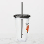 Ik zou liever naar FRIENDS™ kijken Acryl Drinkbeker (Rechts)