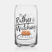 Ik zou liever naar FRIENDS™ kijken Blikvorm Glas (Achterkant)