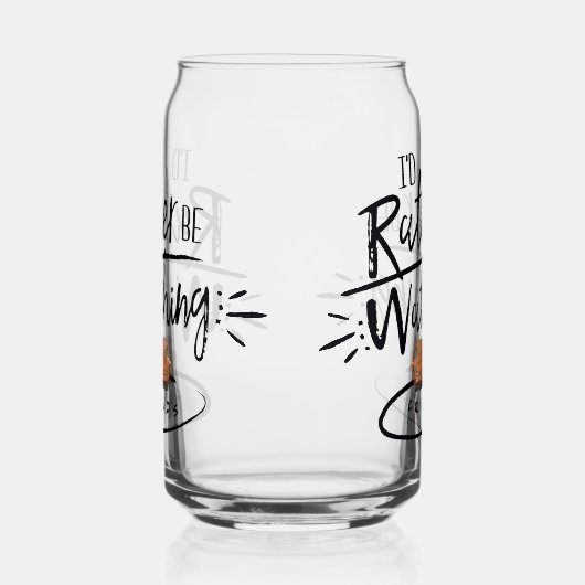 Ik zou liever naar FRIENDS™ kijken Blikvorm Glas (Links)