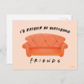 Ik zou liever naar FRIENDS™ kijken Briefkaart (Voorkant / Achterkant)