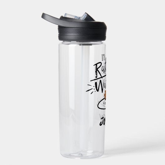 Ik zou liever naar FRIENDS™ kijken | Jouw namen to Waterfles (Rechts)