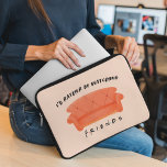 Ik zou liever naar FRIENDS™ kijken Laptop Sleeve<br><div class="desc">Deze grafische functie is de Central Perk-bank en het citaat,  " Ik kijk liever naar FRIENDS™."</div>