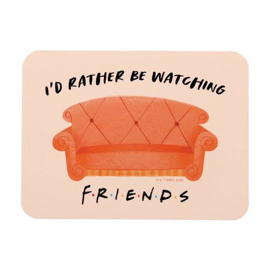 Ik zou liever naar FRIENDS™ kijken Magneet (Horizontaal)