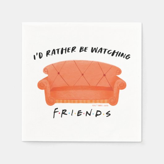 Ik zou liever naar FRIENDS™ kijken Servet (Voorkant)