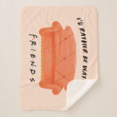 Ik zou liever naar FRIENDS™ kijken Sherpa Deken (Voorkant)