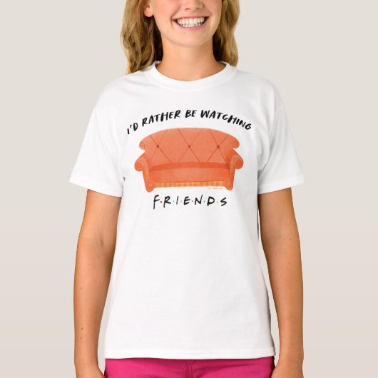 Ik zou liever naar FRIENDS™ kijken T-shirt (Voorkant)