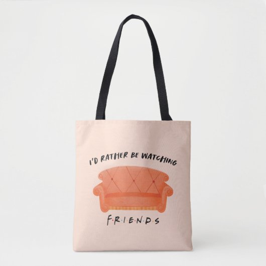 Ik zou liever naar FRIENDS™ kijken Tote Bag (Voorkant)