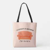 Ik zou liever naar FRIENDS™ kijken Tote Bag (Achterkant)
