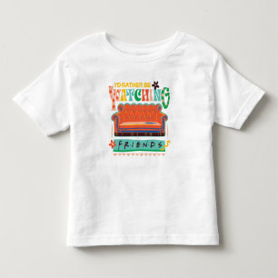Ik zou liever naar FRIENDS™ Vibrant Grapic kijken Kinder Shirts