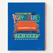 Ik zou liever naar FRIENDS™ Vibrant Grapic kijken Notitieboek (Achterkant)