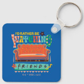 Ik zou liever naar FRIENDS™ Vibrant Grapic kijken Sleutelhanger (Achterkant)