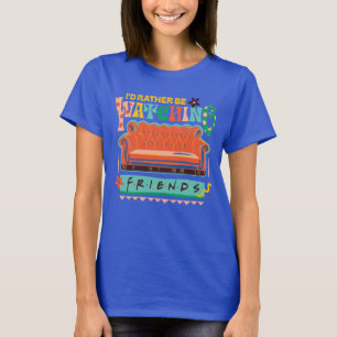 Ik zou liever naar FRIENDS™ Vibrant Grapic kijken T-shirt