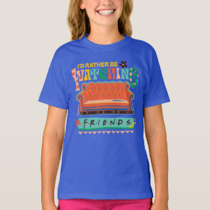 Ik zou liever naar FRIENDS™ Vibrant Grapic kijken T-shirt