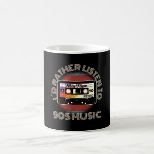 Ik zou liever naar muziek van de jaren '90 luister koffiemok