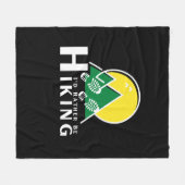 Ik zou liever niet aan het wandelen zijn fleece deken (Voorkant (Horizontaal))