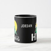 Ik zou liever niet aan het wandelen zijn mok (Midden)