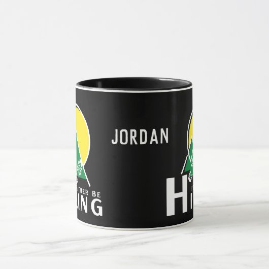 Ik zou liever niet aan het wandelen zijn mok (Midden)