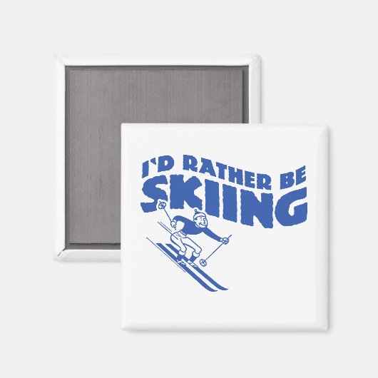 Ik zou liever niet kiën (man) magneet (Voorkant / Achterkant)