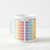 Ik zou liever ombre letters uitschrijven koffiemok (Voorkant links)