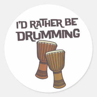 Ik zou liever onderdrukking zijn ronde sticker