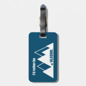 Ik zou liever op 14.000 voet bergplaats zijn bagagelabel (Achterkant verticaal)