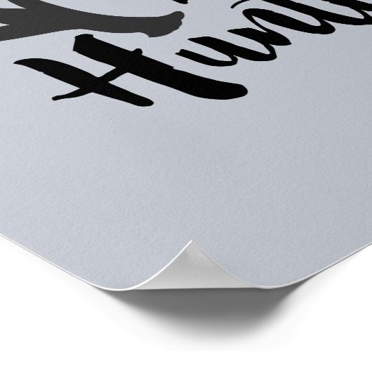 Ik zou liever op de Man van Deer Buck Antlers jage Poster (Hoek)