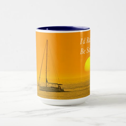 Ik zou liever op de markt komen, zonsondergang, vr mok (Midden)