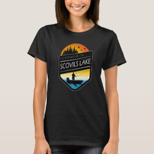 Ik zou liever op het Scovils Lake Wisconsin Gevist T-shirt
