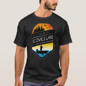 Ik zou liever op het Scovils Lake Wisconsin Gevist T-shirt (Voorkant)