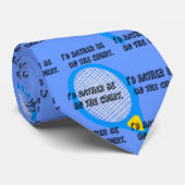 Ik zou liever op het (Tennis) Stropdas staan (Opgerold)