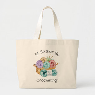 Ik zou liever op maat snijden grote tote bag