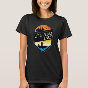 Ik zou liever op West Plum Lake Wisconsin Gevist z T-shirt