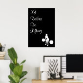 Ik zou liever oplichten - poster (Thuiskantoor)