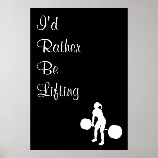 Ik zou liever oplichten - poster (Voorkant)