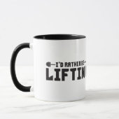 Ik zou liever optillen - Bodybuilding Mok (Links)