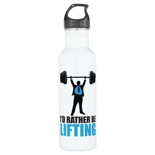 Ik zou liever optillen - Bodybuilding Waterfles (Voorkant)