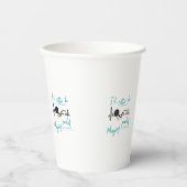 Ik zou liever Padel spelen Papieren Bekers (Voorkant)