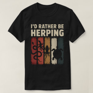 Ik zou liever reptiel- en amfibieënliefhebbers hel t-shirt